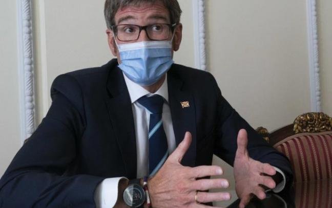 El alcalde de Vitoria, Gorka Urtaran, en una entrevista para DNA. El alcalde de Vitoria, Gorka Urtaran, en una entrevista para DNA.