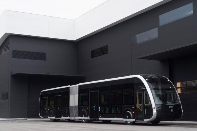 Modelo del autobús eléctrico de Irizar que hoy comienza a circular por Gasteiz.