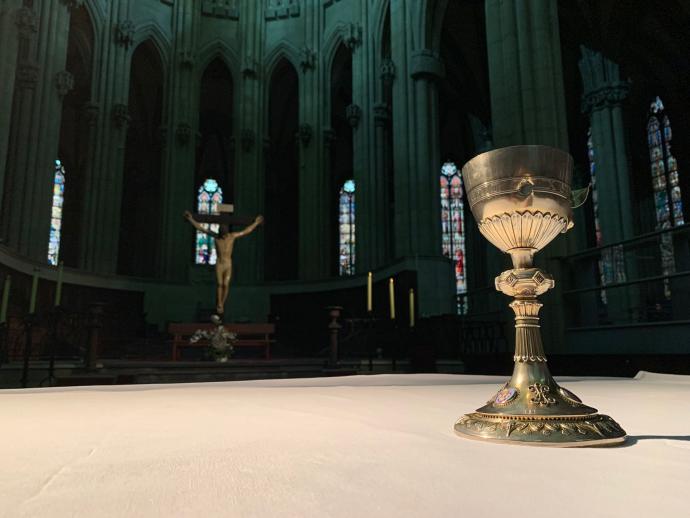 El cáliz de la localidad iraquí de Qaraqosh.