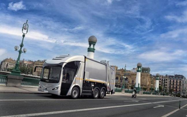 Modelo de camión 100% eléctrico diseñado por Irizar. Modelo de camión 100% eléctrico diseñado por Irizar.