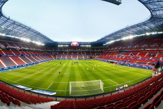 Vista del estadio de El Sadar.