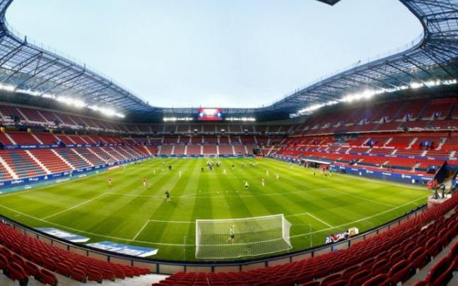 Vista del estadio de El Sadar.