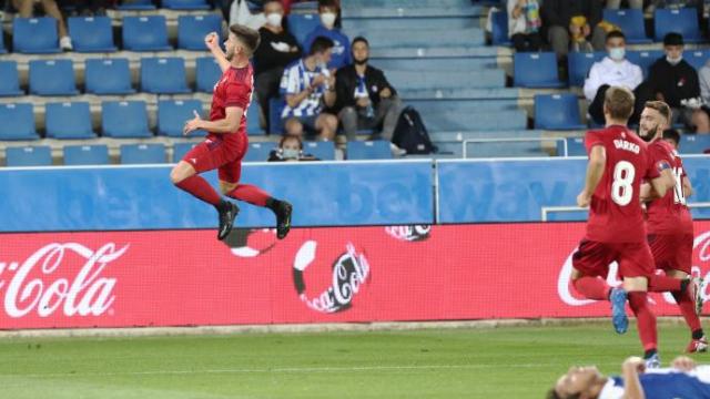David celebra el gol David celebra el gol