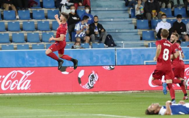 David celebra el gol David celebra el gol