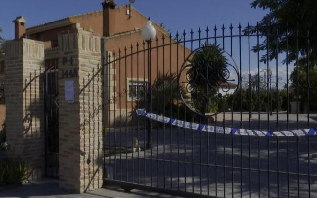 La casa de Elche en la que tuvo lugar el triple crimen.