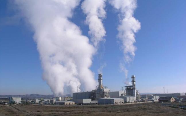 Imagen de archivo de la central térmica de Elerebro.