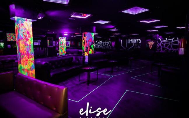 Interior de la discoteca Tiffany's de Madrid.