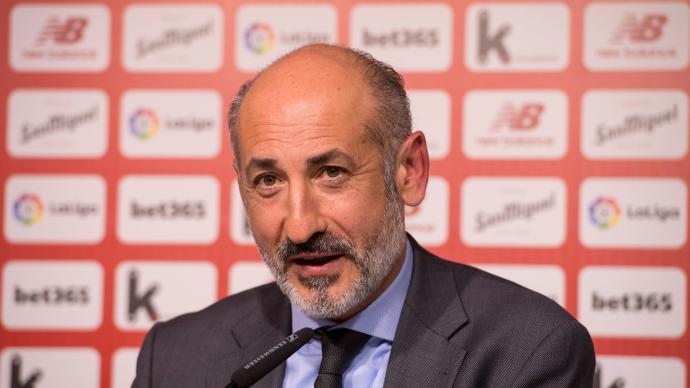 El presidente del Athletic, Aitor Elizegi, hace balance de la temporada en rueda de prensa