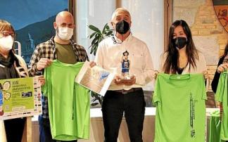 Presentación ayer de la 24ª edición de Elkartasun Krosa. Foto: M.S.S.