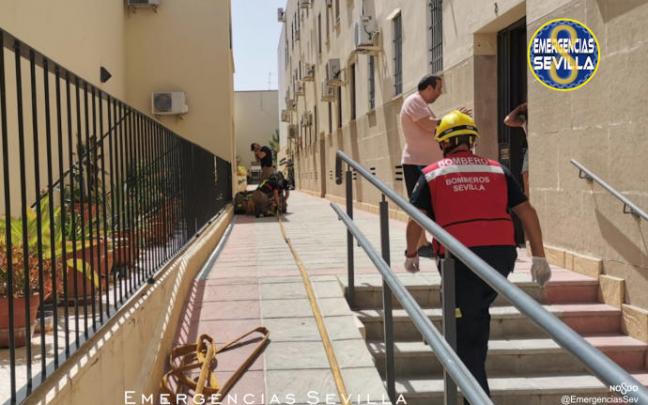 Los bomberos intentado ayudar en el lugar donde se produjo el incendio. Los bomberos intentado ayudar en el lugar donde se produjo el incendio.