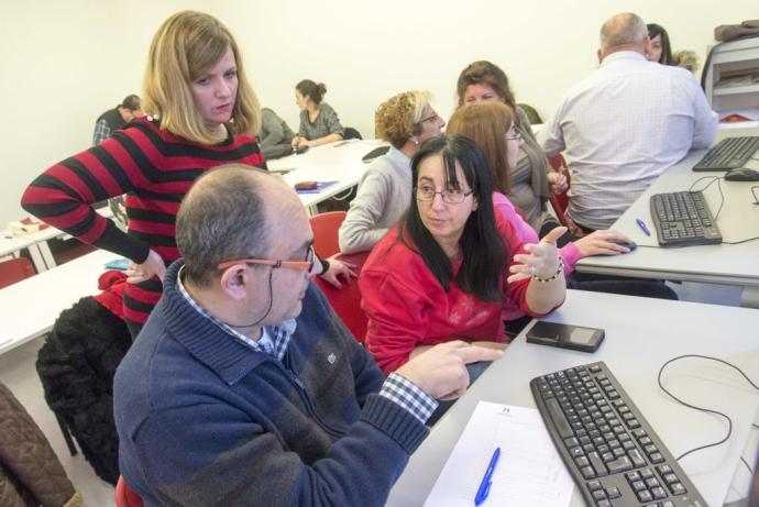 Participantes en una lanzadera de empleo.