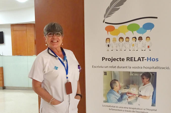 Antonia Castro es impulsora del proyecto Relat-hos, que demuestra la capacidad terapéutica de la literatura contra la enfermedad.