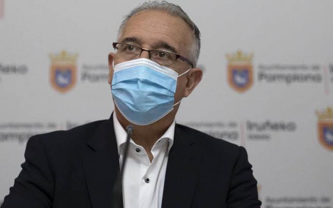 El alcalde de Pamplona, Enrique Maya.