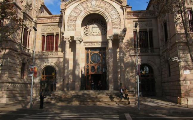 Fachada del Palau de Justícia, sede del Tribunal Superior de Justicia de Catalunya