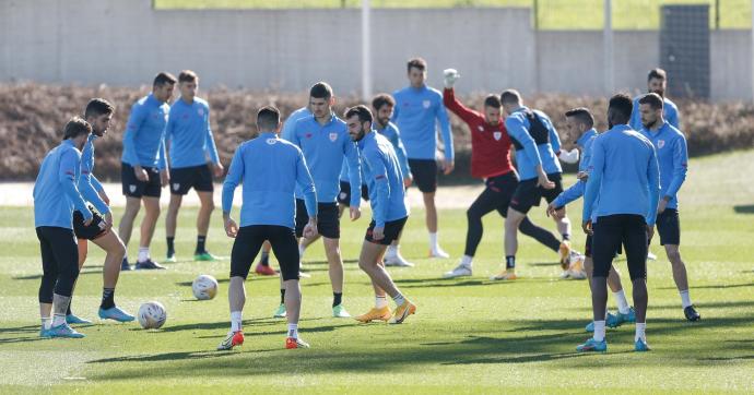 Imagen de archivo de un entrenamiento del Athletic.