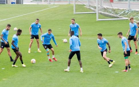 Entrenamiento del Athletic en Lezama.