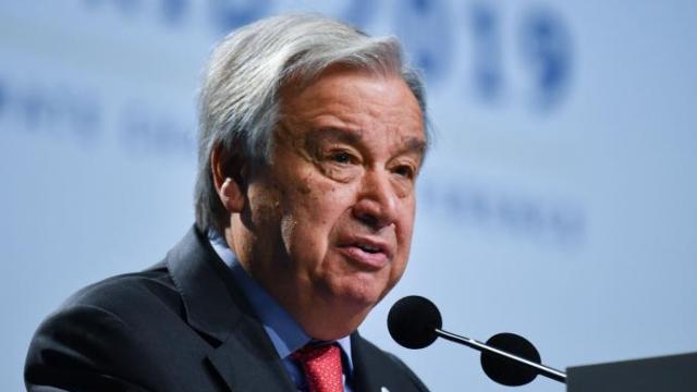 António Guterres, secretario general de la ONU.