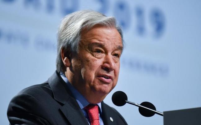 António Guterres, secretario general de la ONU. António Guterres, secretario general de la ONU.