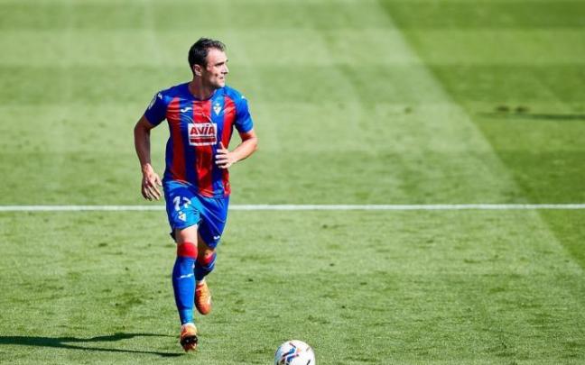 Kike García, durante un partido con el Eibar Kike García, durante un partido con el Eibar