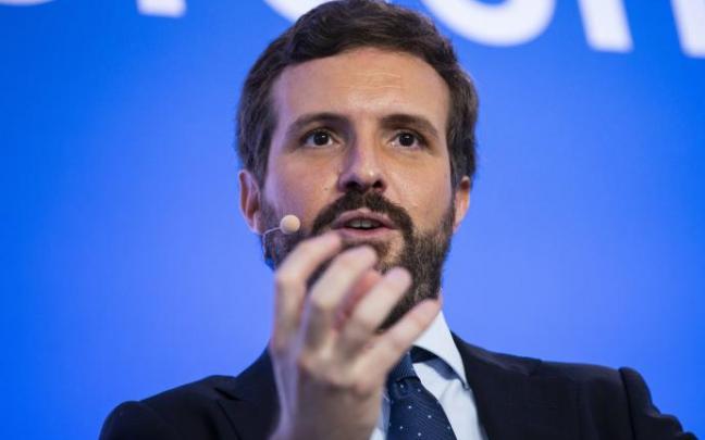 El presidente del Partido Popular, Pablo Casado. El presidente del Partido Popular, Pablo Casado.