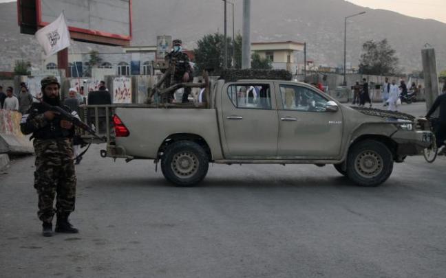 Milicianos talibán en Kabul Milicianos talibán en Kabul