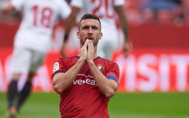 Oier se lamenta de su ocasión fallada