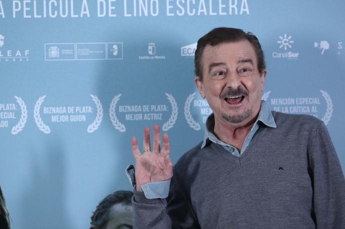 Juan Diego en el estreno de 'No sé decir adiós', en 2017.