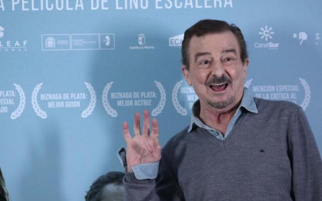 Juan Diego en el estreno de 'No sé decir adiós', en 2017. Juan Diego en el estreno de 'No sé decir adiós', en 2017.