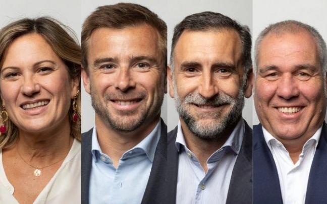 Lorea Aristizabal, Juan Alcibar, Diego Bareño y Asier Zarraonandia.