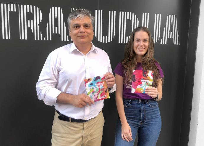 Óscar Ríos y Aitana López, en la presentación de la campaña.