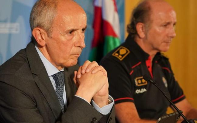 Josu Erkoreka y Josu Bujanda comparecieron ante los medios de comunicación.