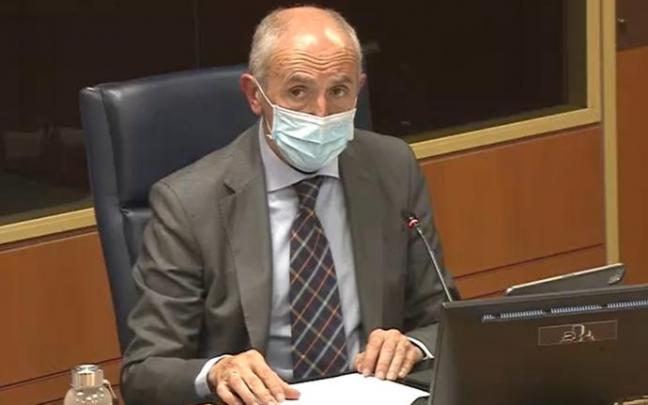 El vicelehendakari primero y consejero de Seguridad del Gobierno vasco, Josu Erkoreka.