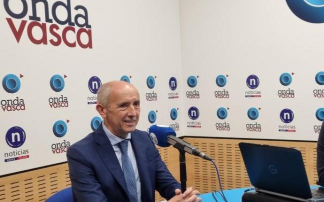 El vicelehendakari primero y consejero de Seguridad, Josu Erkoreka