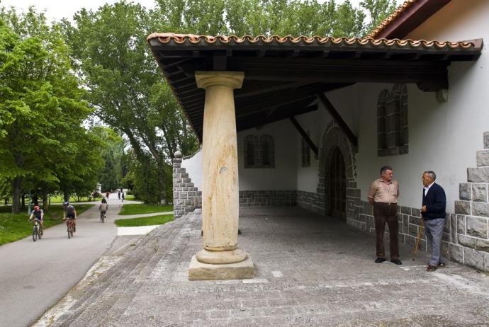 La ermita de San Juan del parque de Arriaga