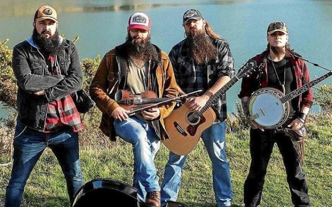 La banda de Gasteiz, Moonshine Wagon. Foto: Cedida La banda de Gasteiz, Moonshine Wagon. Foto: Cedida