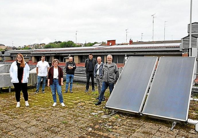 Participantes en el PACES, en el tejado de Niessen. Foto: N.G.