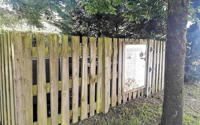 Fanderia auzoko konpostaje gunea. Argazkia: A.M.