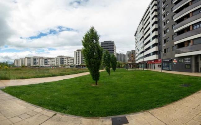 El barrio de Erripagaña, que pertenece a cuatro municipios.