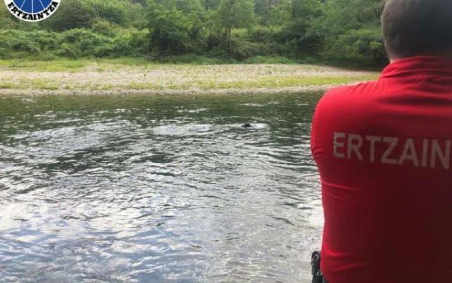 Río Bidasoa, donde el sábado apareció el cuerpo de quien se cree podría ser un temporero