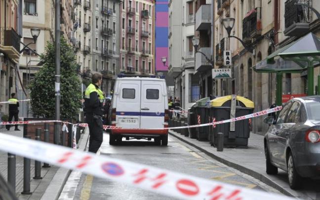 El asesinato de D.G., se produjo en plena calle, en el bilbaino barrio de Zabala El asesinato de D.G., se produjo en plena calle, en el bilbaino barrio de Zabala