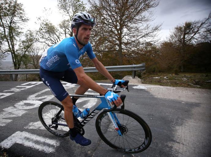 Imanol Erviti, durante una etapa de la Vuelta el año pasado.