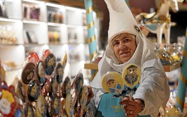 Escaparates llenos de cosecha propia