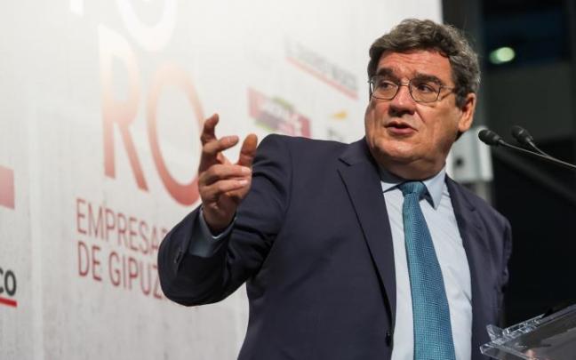 José Luis Escrivá, en el XII Foro Empresarial de Gipuzkoa. José Luis Escrivá, en el XII Foro Empresarial de Gipuzkoa.