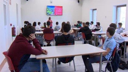 Un grupo de alumnos durante una clase