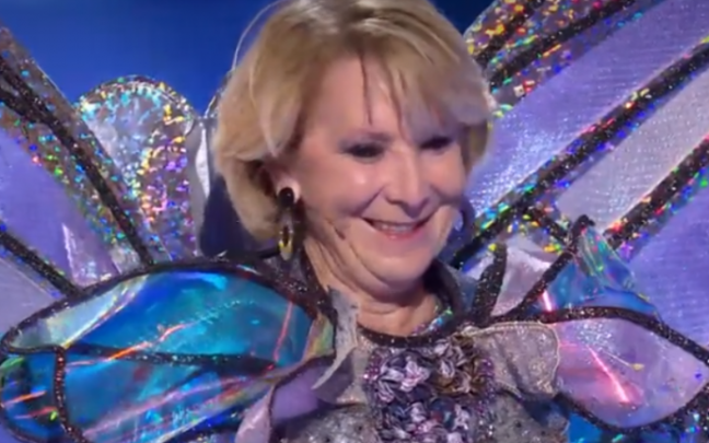 Sorpresa en 'Mask Singer': Esperanza Aguirre, tercera desenmascarada Sorpresa en 'Mask Singer': Esperanza Aguirre, tercera desenmascarada