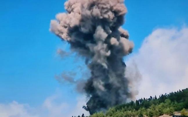 Comienza la erupción en la Cumbre Vieja de La Palma.