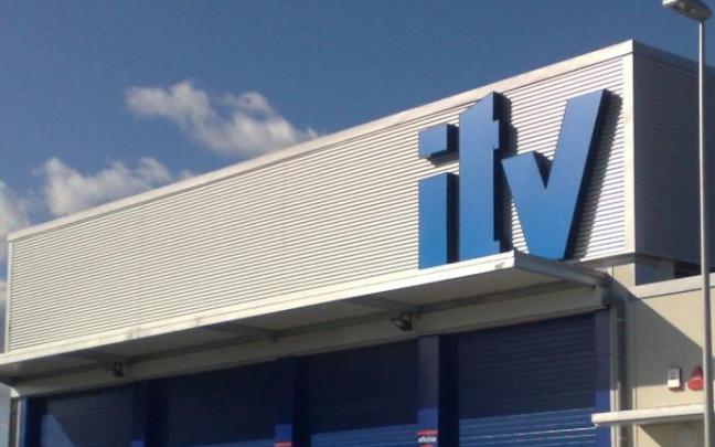 Cartel de una estación de Inspección Técnica de Vehículos. (ITV). Cartel de una estación de Inspección Técnica de Vehículos. (ITV).