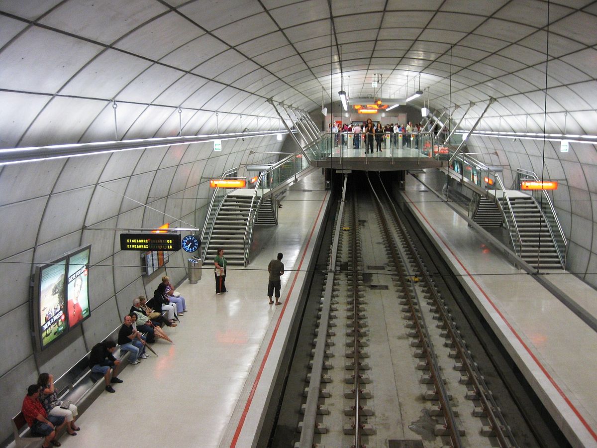 Foto de archivo de Metro Bilbao