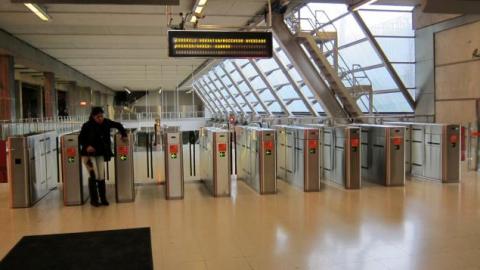 Imagen de archivo de una estación de Metro Bilbao.