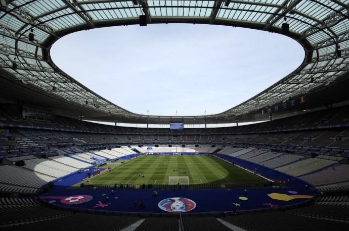 Vista general del Estadio de Francia, donde se jugará la final de la Liga de Campeones.